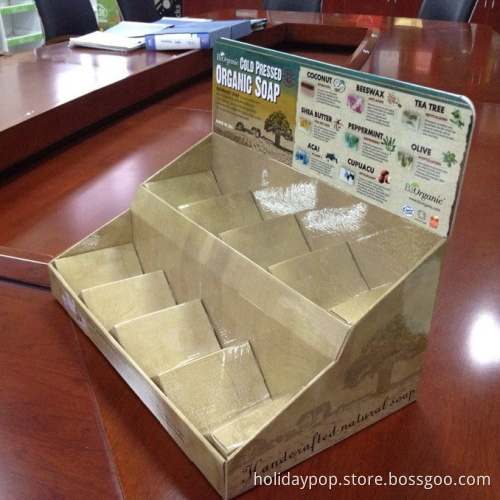 New Design Custom Cardboard Counter Display/Pop Counter Corrugated Display/Cardboard Counter Pop Display
